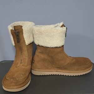 Koolaburra Chestnut Suede Boots
